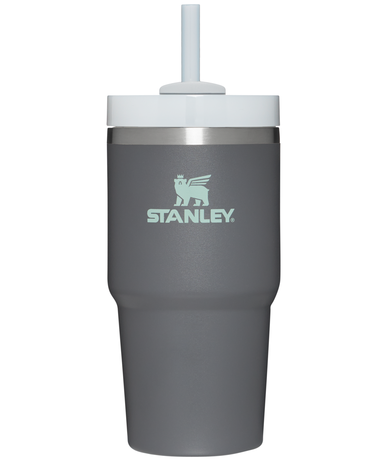 Large Capacity The Quencher H2.0 Flowstate Tumbler | Stanley Create D330L - Premium Stainless Steel Straw Cup for All-Day Hydration - Charcoal