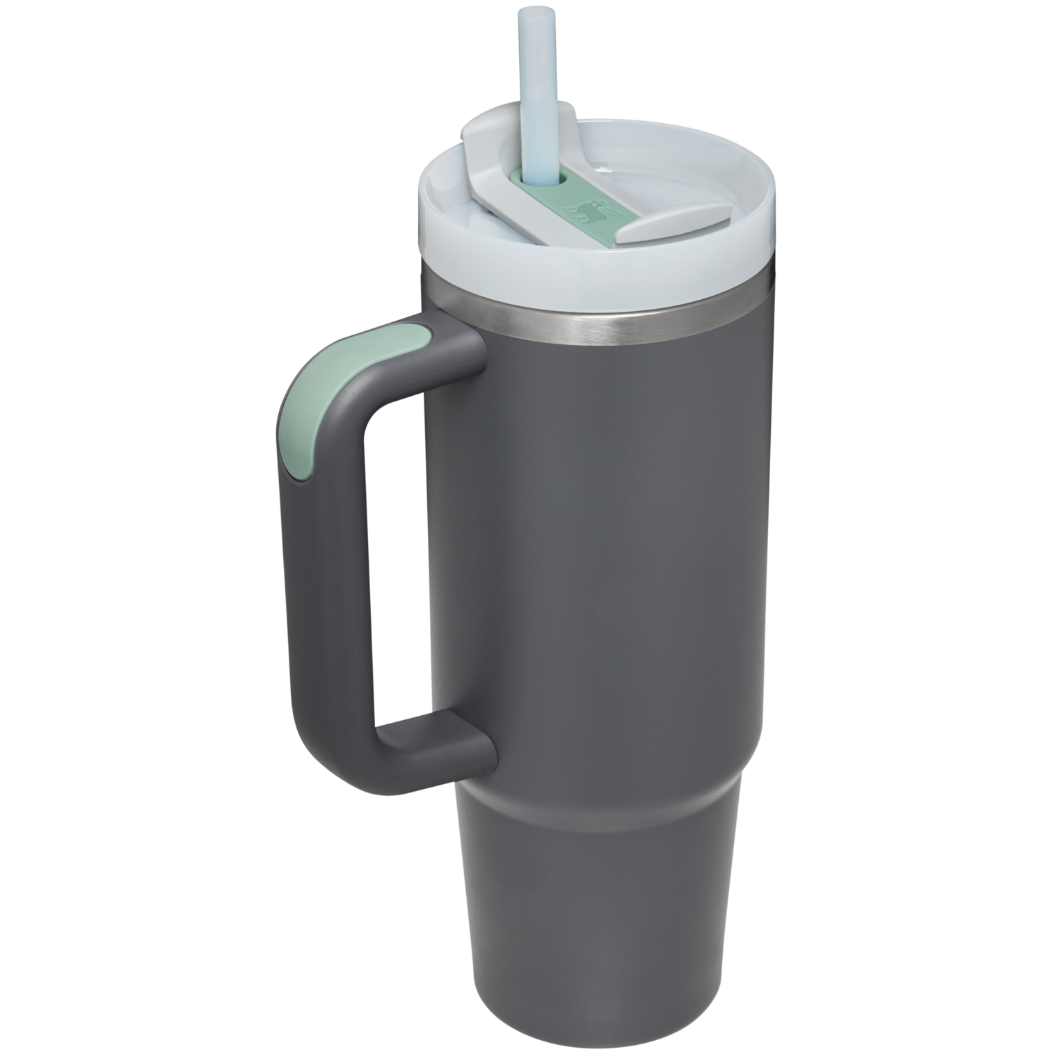 Large Capacity The Quencher H2.0 Flowstate Tumbler | Stanley Create D331C - Double-Wall Vacuum Insulated Travel Tumbler with Straw Detail