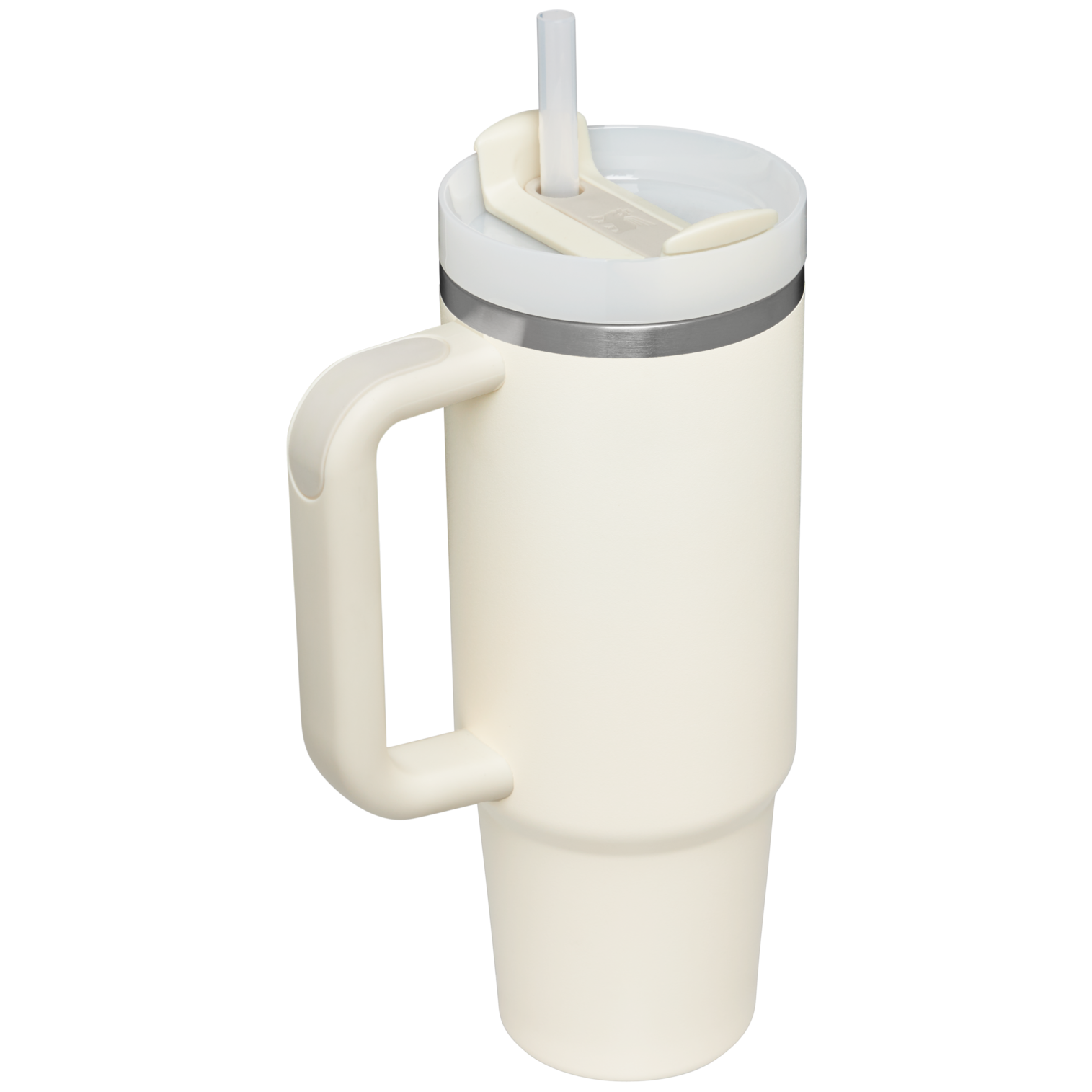 Large Capacity The Quencher H2.0 Flowstate Tumbler | Stanley Create D331C - Double-Wall Vacuum Insulated Travel Tumbler with Straw Detail