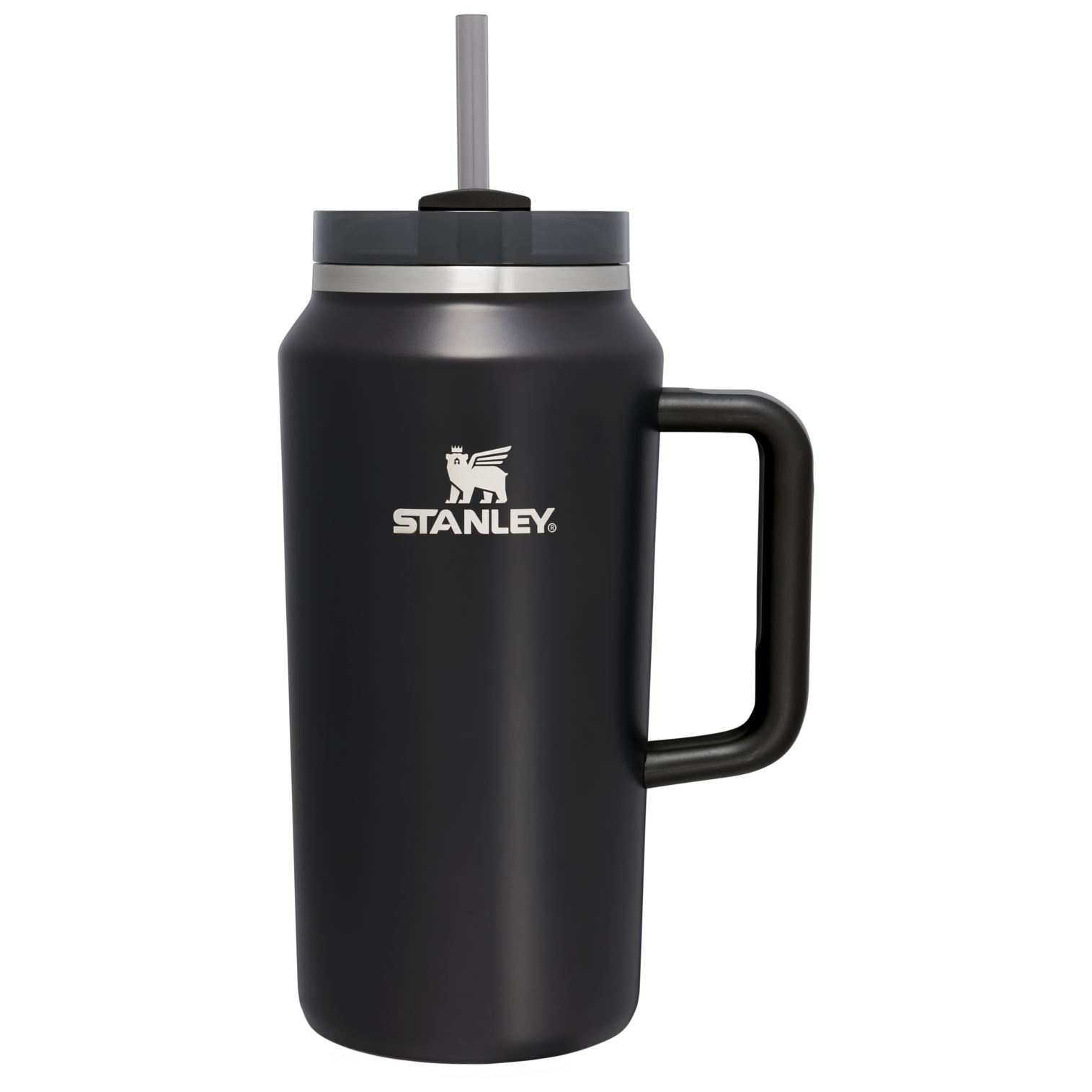 Car-Cup Friendly The Quencher H2.0 Flowstate Tumbler D033Q - Premium Stainless Steel Straw Cup for All-Day Hydration - Black Glow