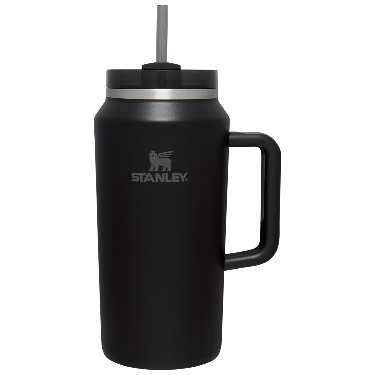 Insulated Travel The Quencher H2.0 Flowstate Tumbler D365U - Double-Wall Vacuum Insulated Travel Tumbler with Straw - Black