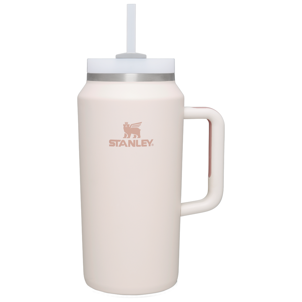 Car-Cup Friendly The Quencher H2.0 Flowstate Tumbler D033Q - Premium Stainless Steel Straw Cup for All-Day Hydration - Rose Quartz