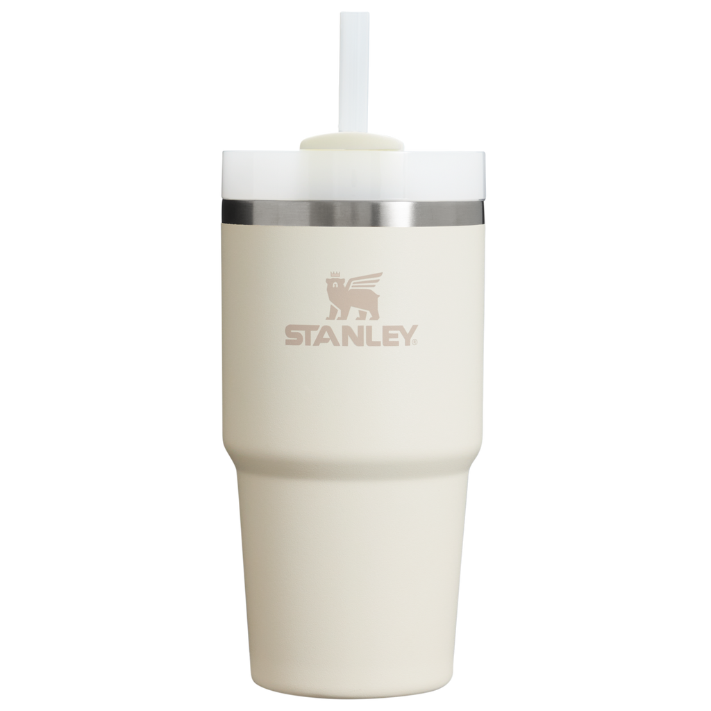Splash-Resistant FlowState The Quencher H2.0 Flowstate Tumbler D030T - FlowState 3-Position Lid Insulated Travel Mug - Cream 2.0