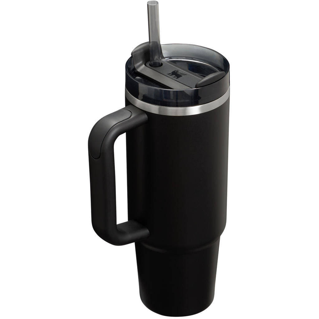 Large Capacity The Quencher H2.0 Flowstate Tumbler | Stanley Create D331C - Double-Wall Vacuum Insulated Travel Tumbler with Straw Detail