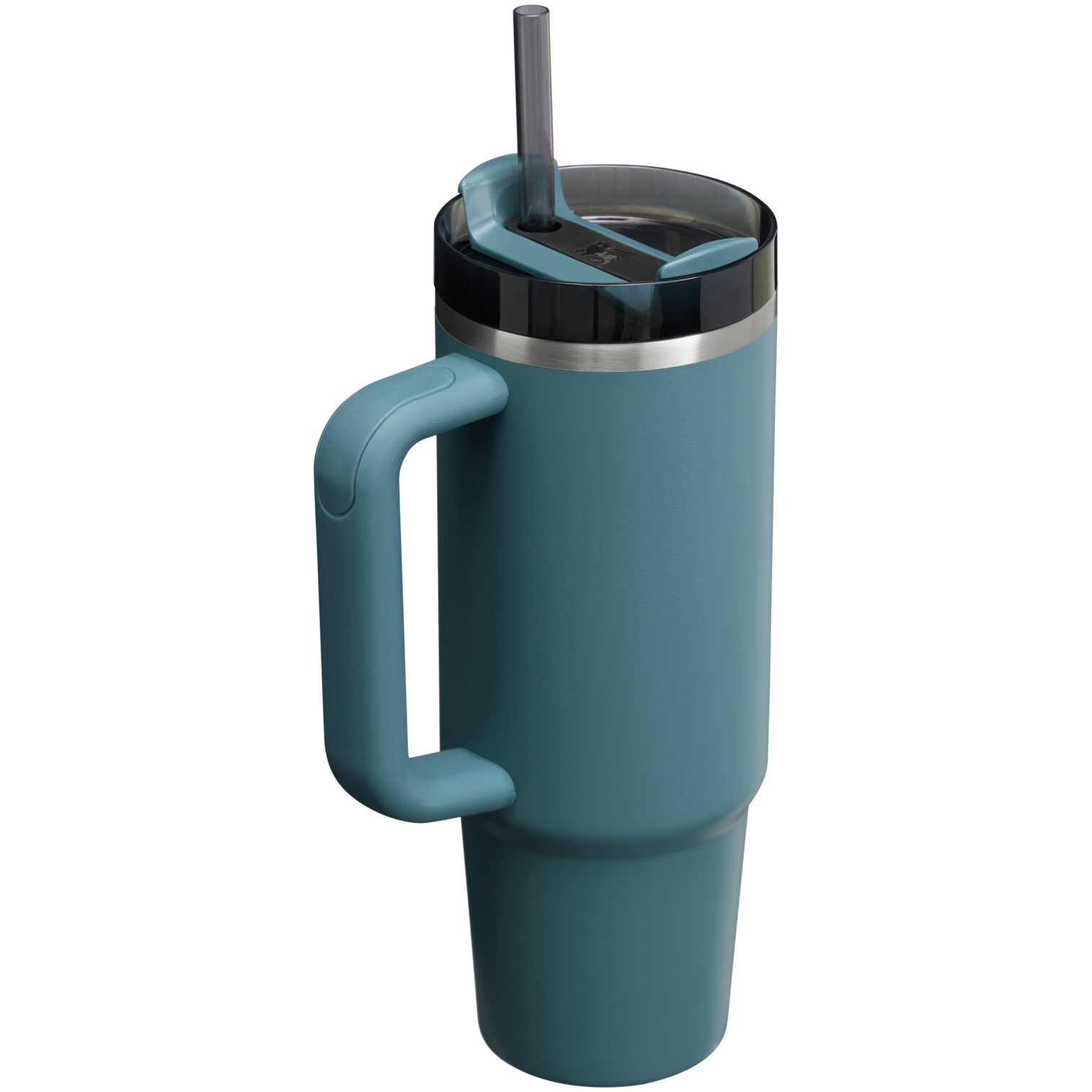 Large Capacity The Quencher H2.0 Flowstate Tumbler | Stanley Create D331C - Double-Wall Vacuum Insulated Travel Tumbler with Straw Detail