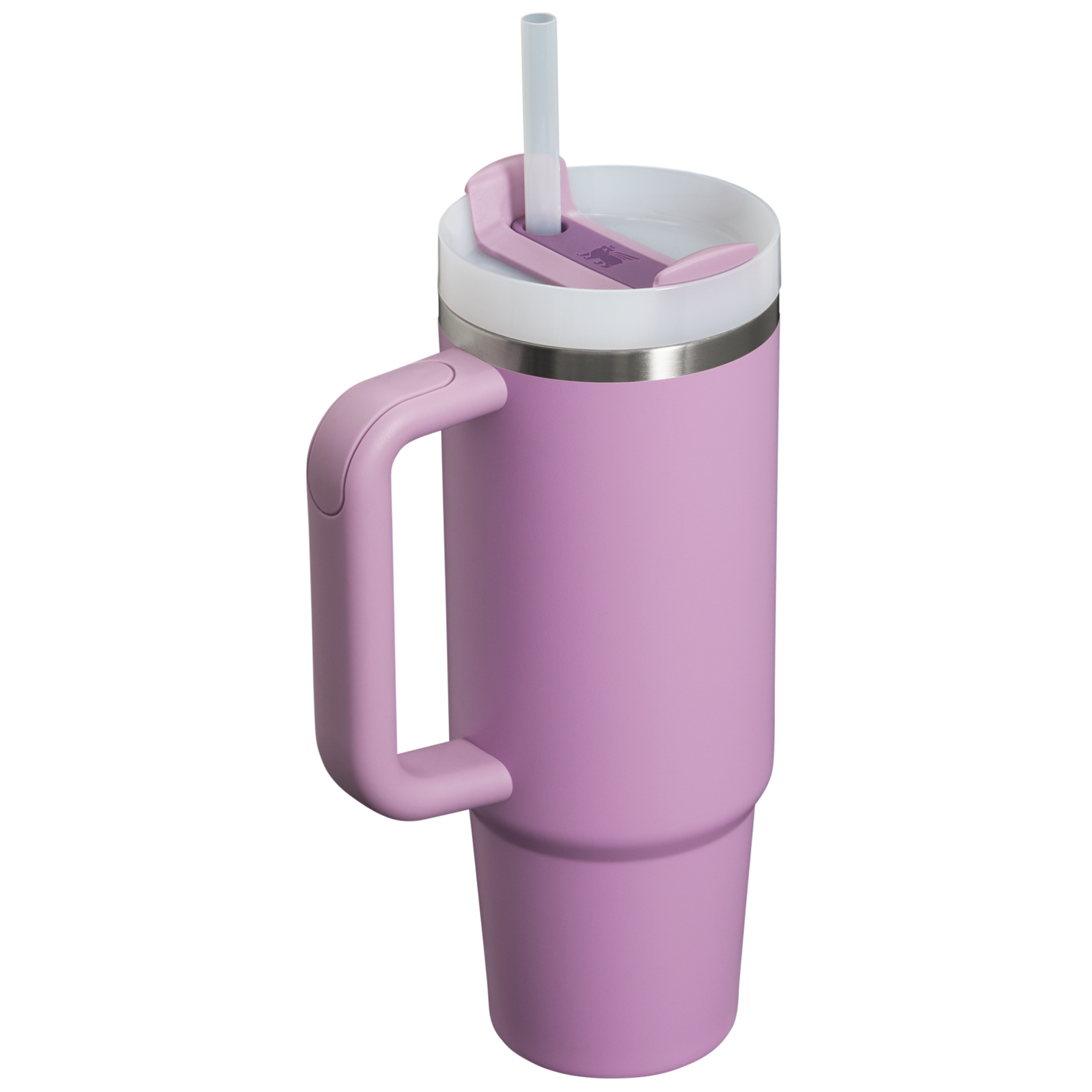 Large Capacity The Quencher H2.0 Flowstate Tumbler | Stanley Create D331C - Double-Wall Vacuum Insulated Travel Tumbler with Straw Detail