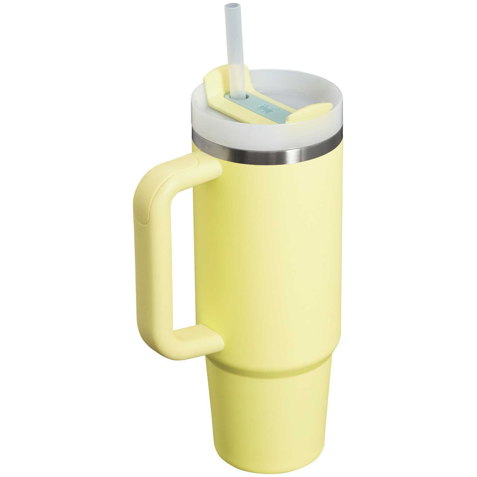 Large Capacity The Quencher H2.0 Flowstate Tumbler | Stanley Create D331C - Double-Wall Vacuum Insulated Travel Tumbler with Straw Detail