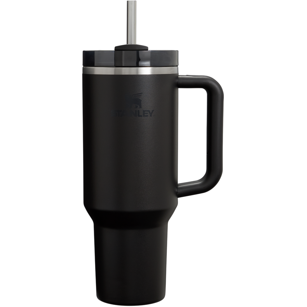Large Capacity The Quencher H2.0 Flowstate Tumbler D050X - 40oz Large Capacity Car-Cup Friendly Quencher - Black 2.0