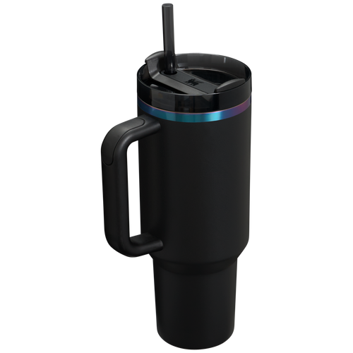 Car-Cup Friendly The Black Chroma Quencher H2.0 Flowstate Tumbler D252B - 40oz Large Capacity Car-Cup Friendly Quencher Detail