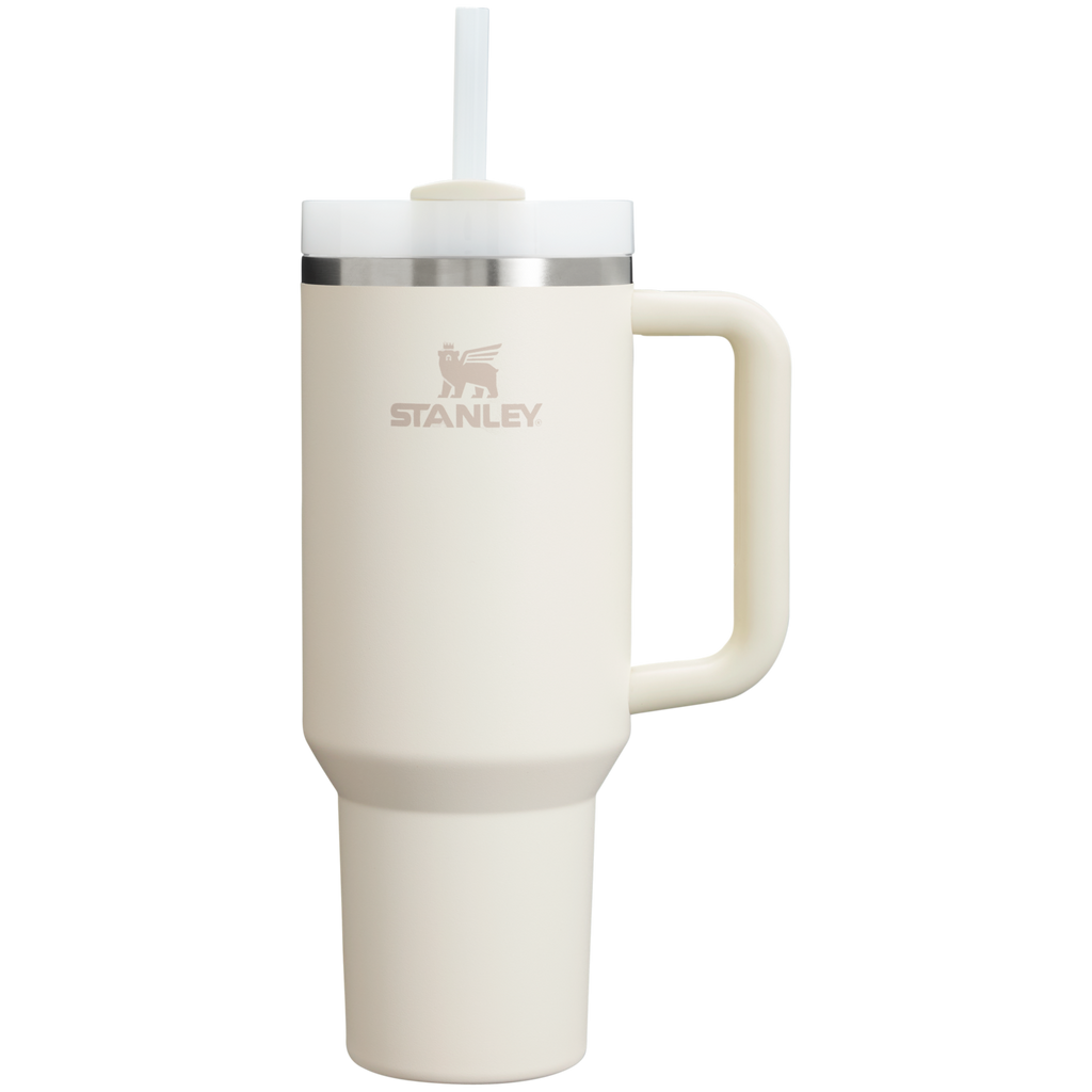 Large Capacity The Quencher H2.0 Flowstate Tumbler D050X - 40oz Large Capacity Car-Cup Friendly Quencher - Cream 2.0