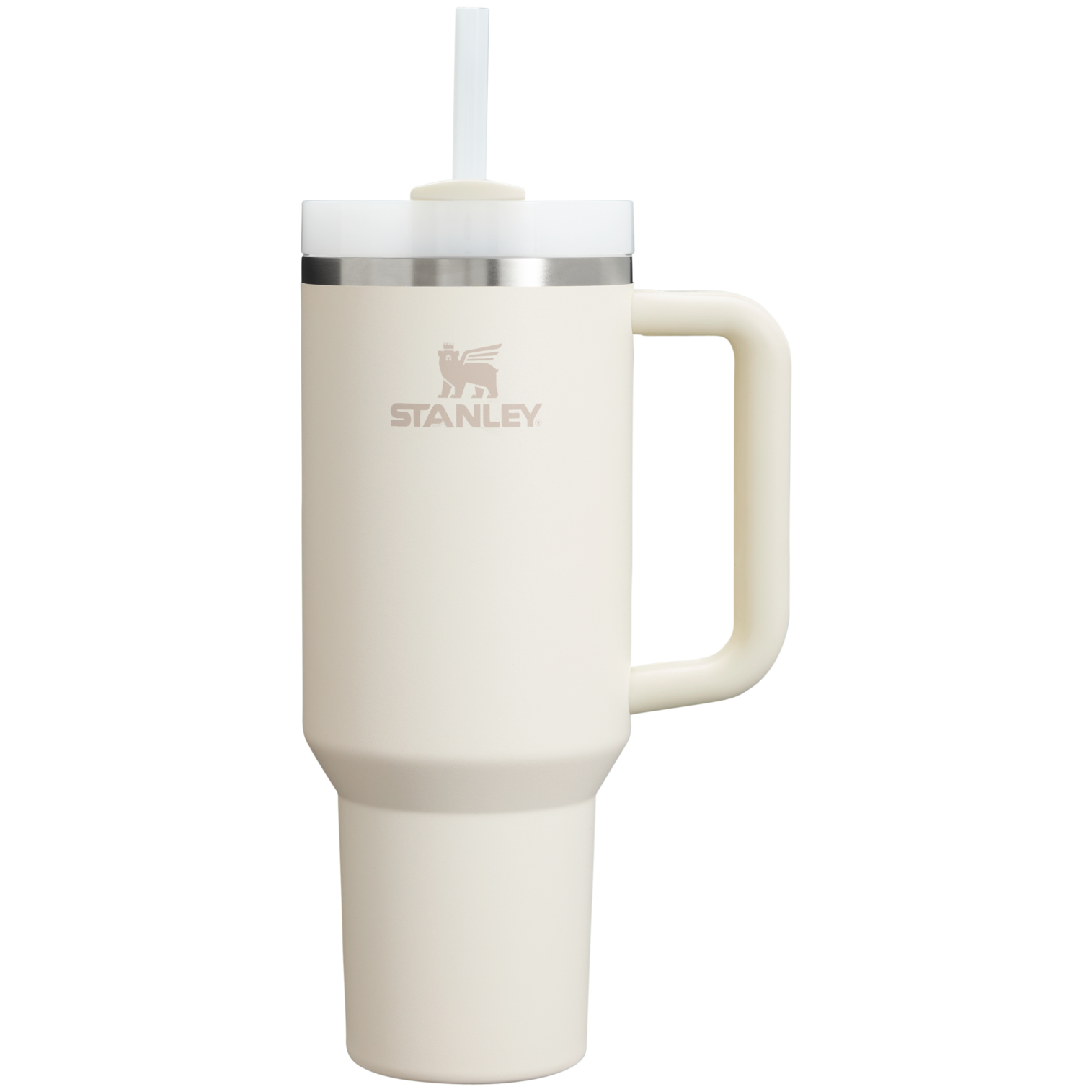 Large Capacity The Quencher H2.0 Flowstate Tumbler D050X - 40oz Large Capacity Car-Cup Friendly Quencher - Cream 2.0