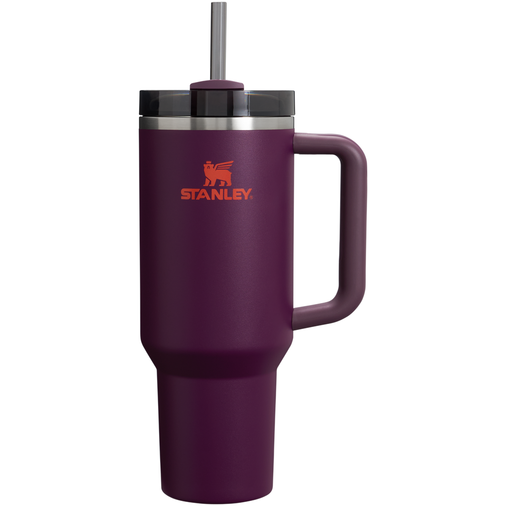 Car-Cup Friendly The Quencher H2.0 Flowstate Tumbler  | Stanley Create D332L - FlowState 3-Position Lid Insulated Travel Mug - Plum