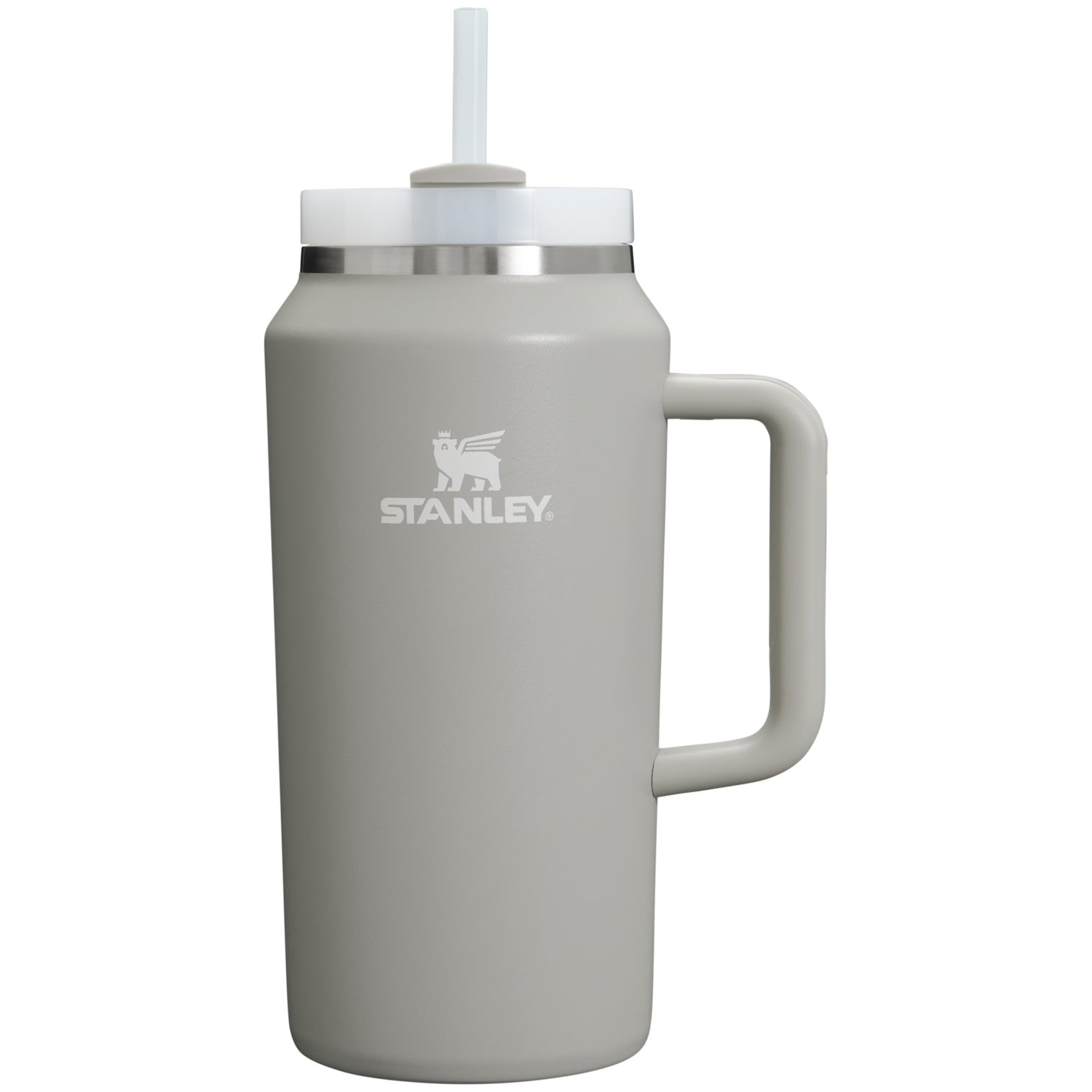 Car-Cup Friendly The Quencher H2.0 Flowstate Tumbler D033Q - Premium Stainless Steel Straw Cup for All-Day Hydration - Ash