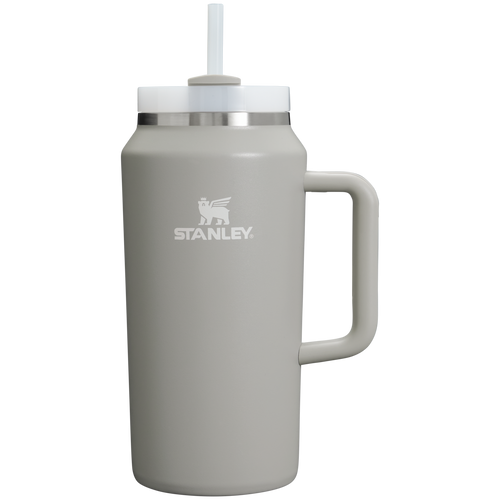 Car-Cup Friendly The Quencher H2.0 Flowstate Tumbler D033Q - Premium Stainless Steel Straw Cup for All-Day Hydration - Ash