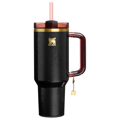 Double-Wall Vacuum The Quencher Luxe H2.0 Flowstate Tumbler D170A - FlowState 3-Position Lid Insulated Travel Mug - Black Snakeskin