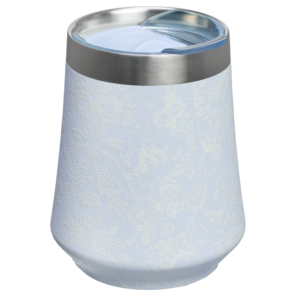 Vacuum Insulated Wine Stanley 1913 x LoveShackFancy Holiday Reserve Wine Tumbler D204X - Reserve Collection Stainless Steel Whiskey Cup Detail