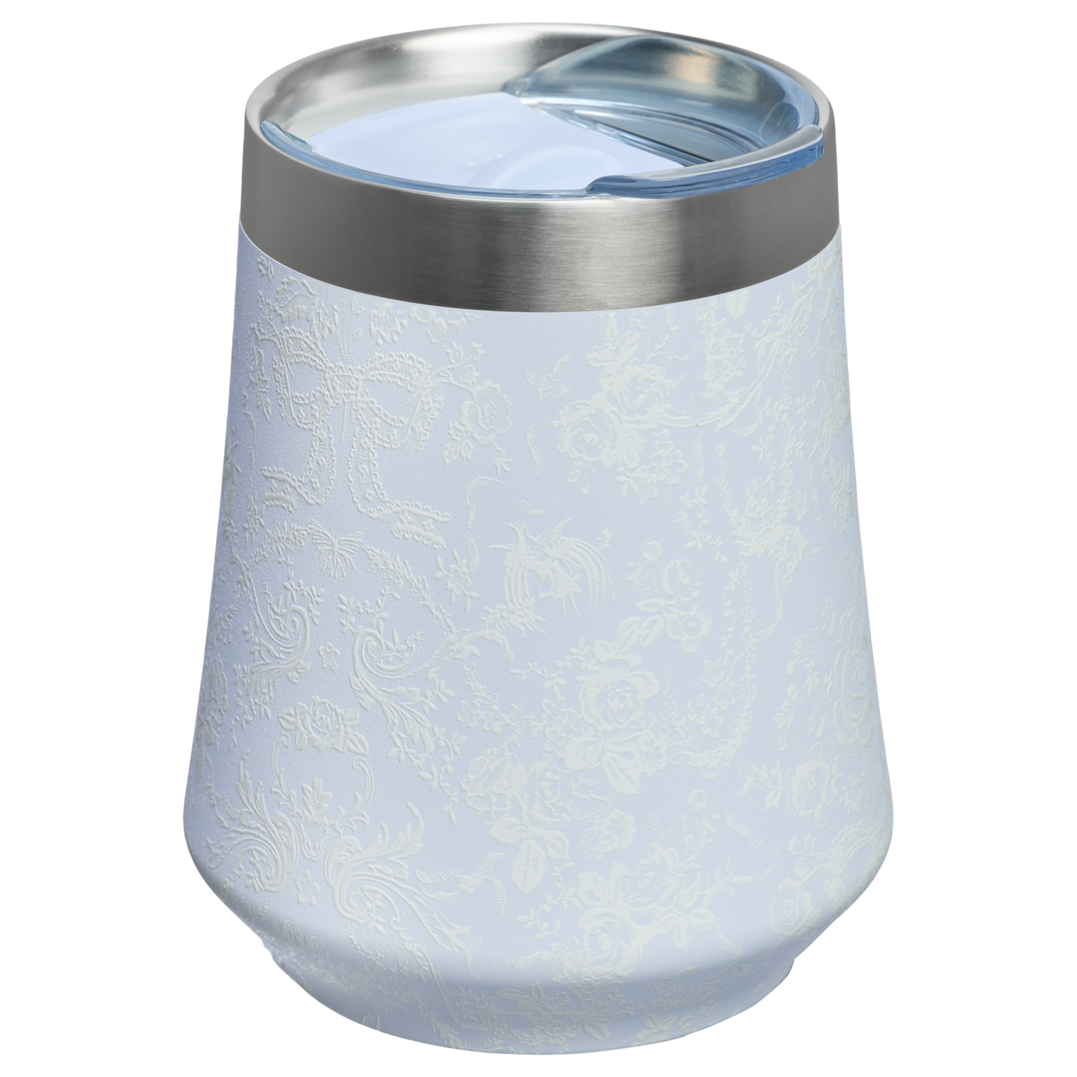 Shatterproof Luxury Stanley 1913 x LoveShackFancy Holiday Reserve Wine Tumbler D367F - Shatterproof Flavor-Preserving Cocktail Tumbler with Lid Detail