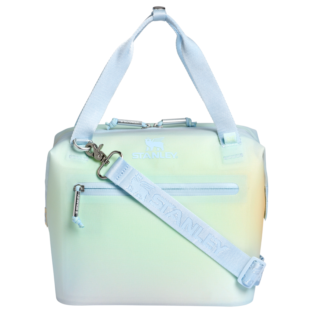 Ice-Retention The All Day Julienne Mini Cooler D052R - Julienne Series Portable Picnic Chiller Tote - Sunrise Spiral