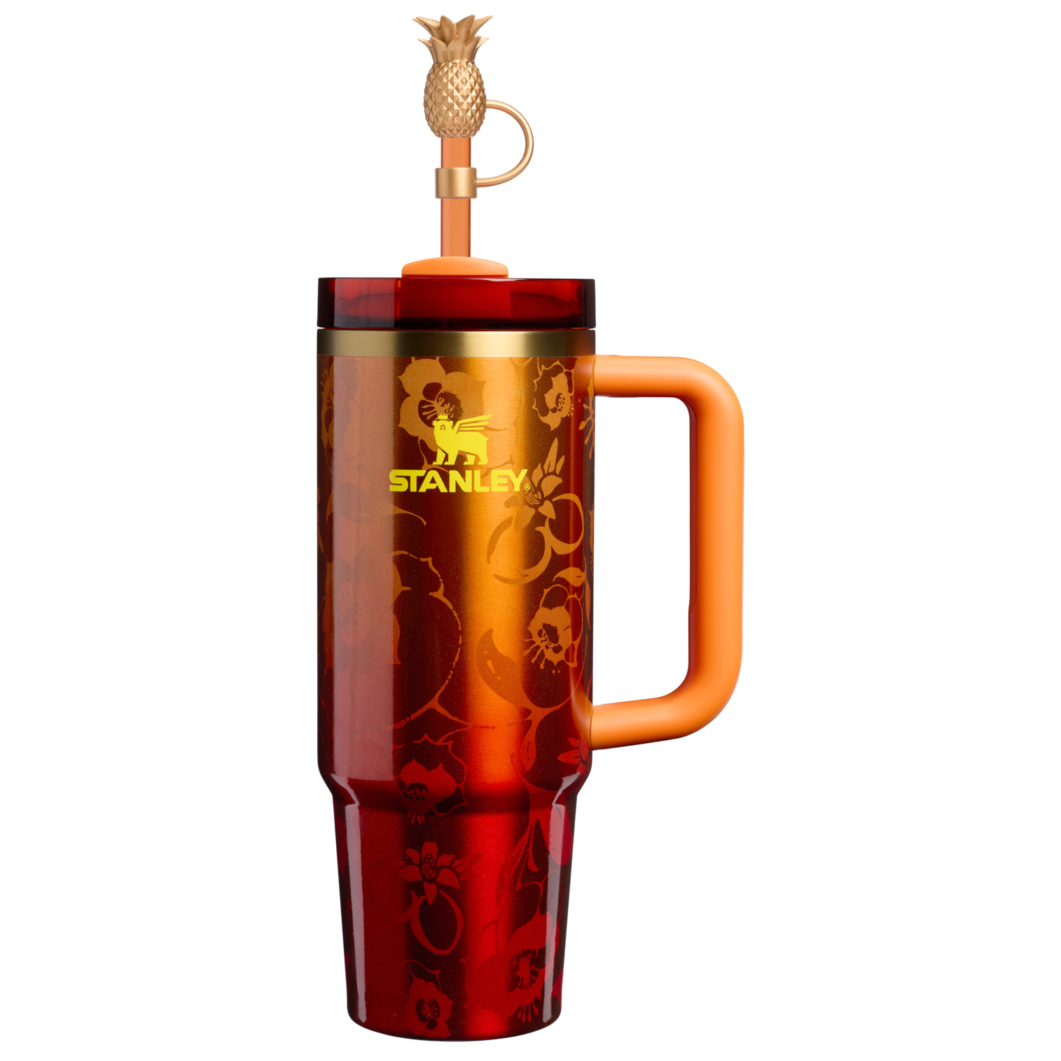 Car-Cup Friendly The Stanley 1913 x Karol G Quencher H2.0 Flowstate Tumbler D276V - FlowState 3-Position Lid Insulated Travel Mug - 30oz | KAROL G FLOR