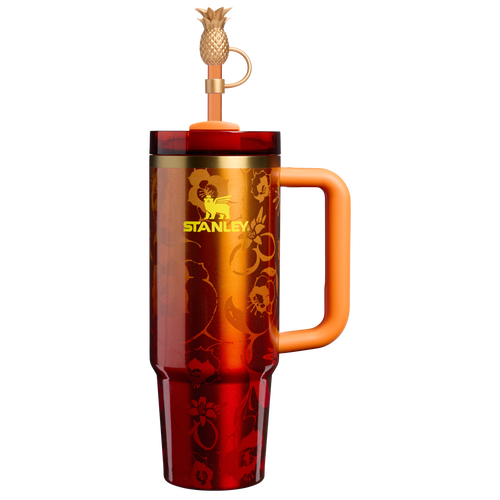 Car-Cup Friendly The Stanley 1913 x Karol G Quencher H2.0 Flowstate Tumbler D276V - FlowState 3-Position Lid Insulated Travel Mug - 30oz | KAROL G FLOR
