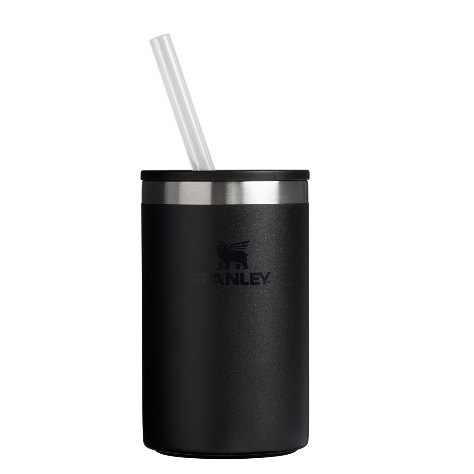 Portable Mini The Everyday Can Cooler Cup D064R - Heavy-Duty Ice-Retention Food & Beverage Carrier - Black 2.0