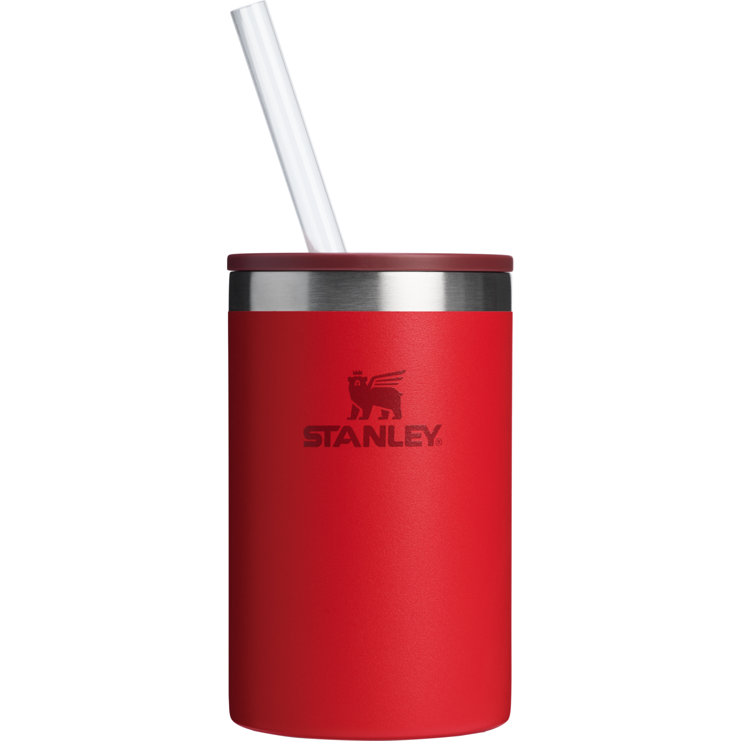 Portable Mini The Everyday Can Cooler Cup D064R - Heavy-Duty Ice-Retention Food & Beverage Carrier - Chili Red