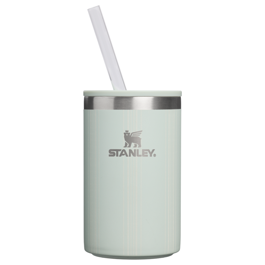 Heavy-Duty Tote The Everyday Can Cooler Cup D353P - Leak-Proof Insulated Mini Cooler Bag for Lunch - Mist Picnic Stripe