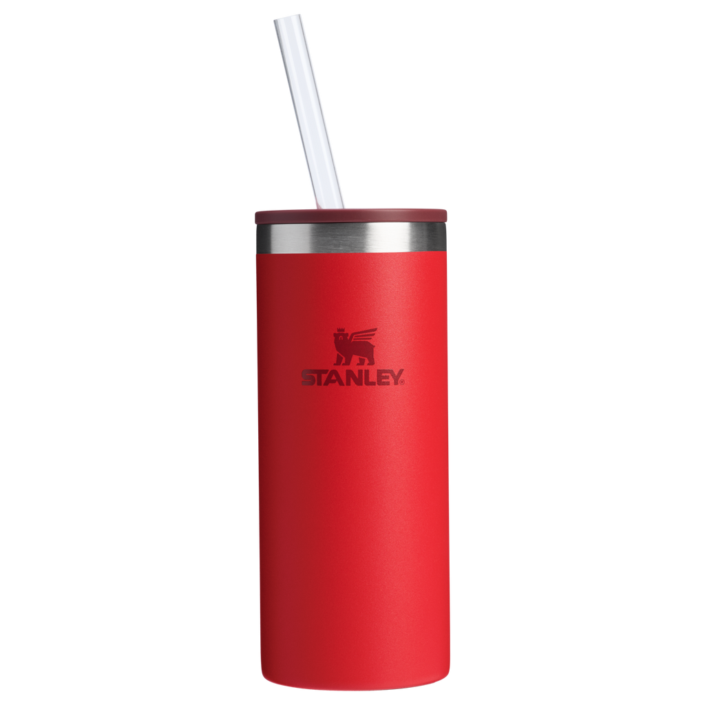 Leak-Proof Insulated The Everyday Slim Can Cooler Cup D065Q - Julienne Series Portable Picnic Chiller Tote - Chili Red