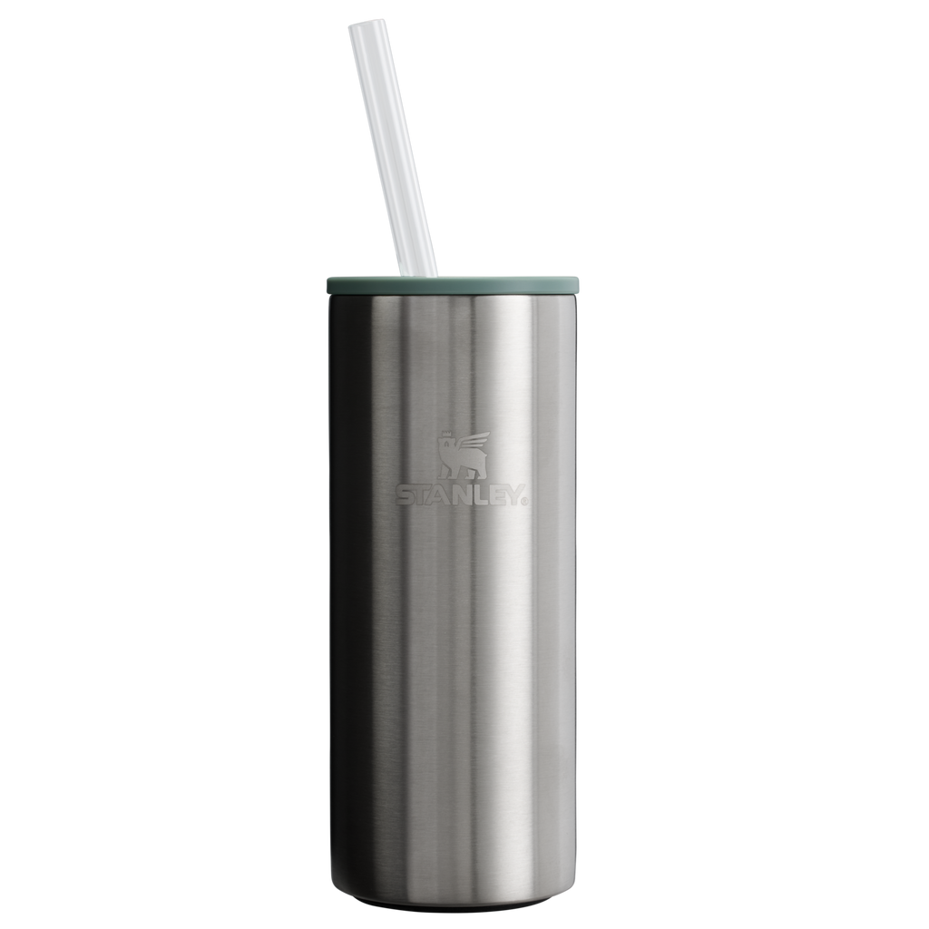 Heavy-Duty Tote The Everyday Slim Can Cooler Cup D255E - Heavy-Duty Ice-Retention Food & Beverage Carrier - Stainless Steel Shale
