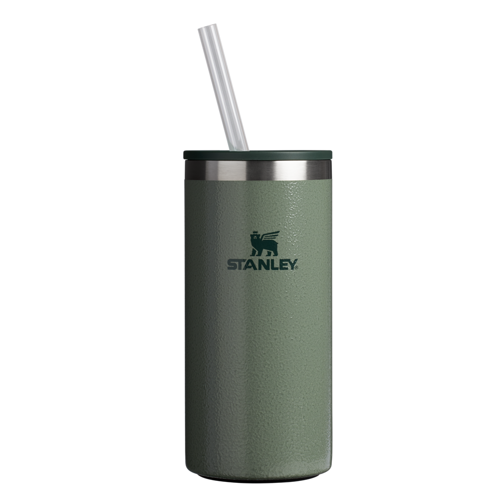 Premium All-Weather The Everyday Tall Can Cooler Cup D117J - Compact All-Weather Soft-Sided Cooler Backpack - Hammertone Green
