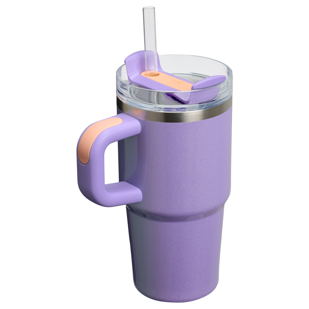 Splash-Resistant FlowState The Quencher H2.O Flowstate Tumbler D251V - Double-Wall Vacuum Insulated Travel Tumbler with Straw Detail
