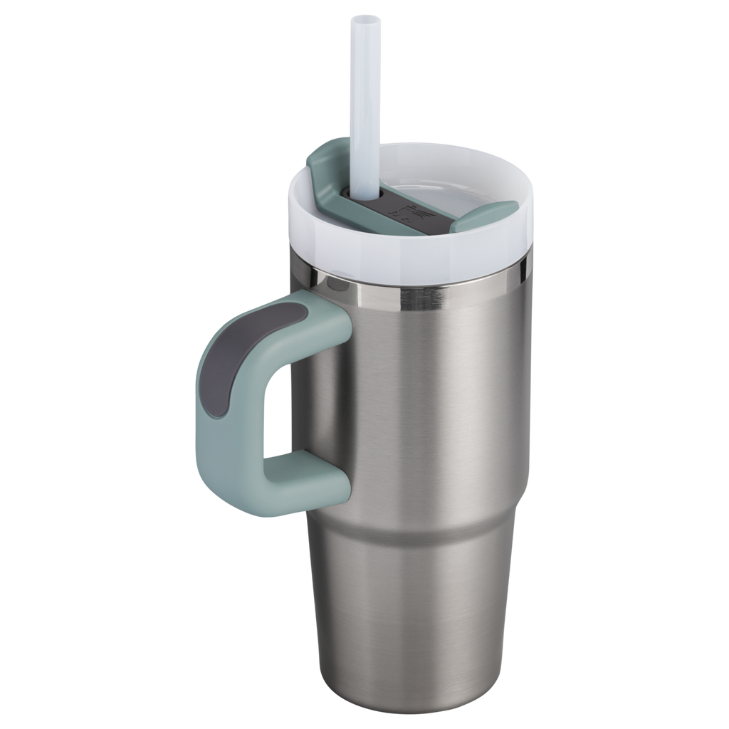 Large Capacity The Quencher H2.O Flowstate Tumbler | Stanley Create D291F - FlowState 3-Position Lid Insulated Travel Mug Detail