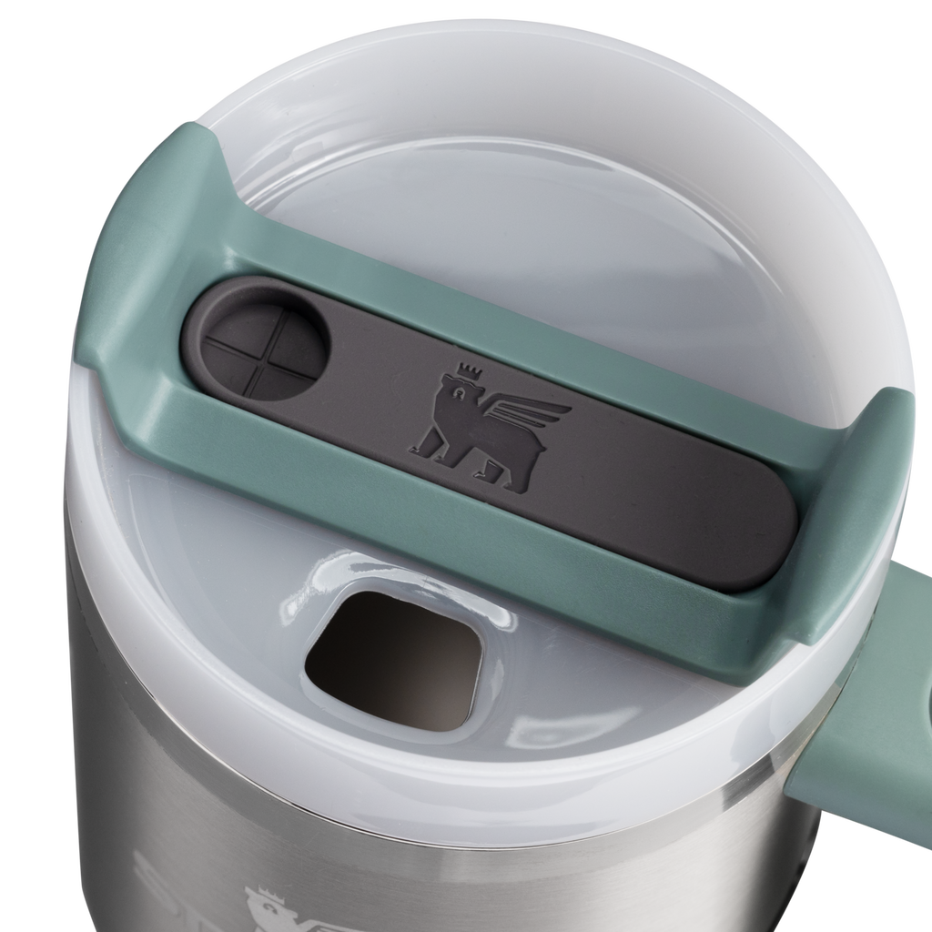 Large Capacity The Quencher H2.O Flowstate Tumbler | Stanley Create D291F - FlowState 3-Position Lid Insulated Travel Mug Detail