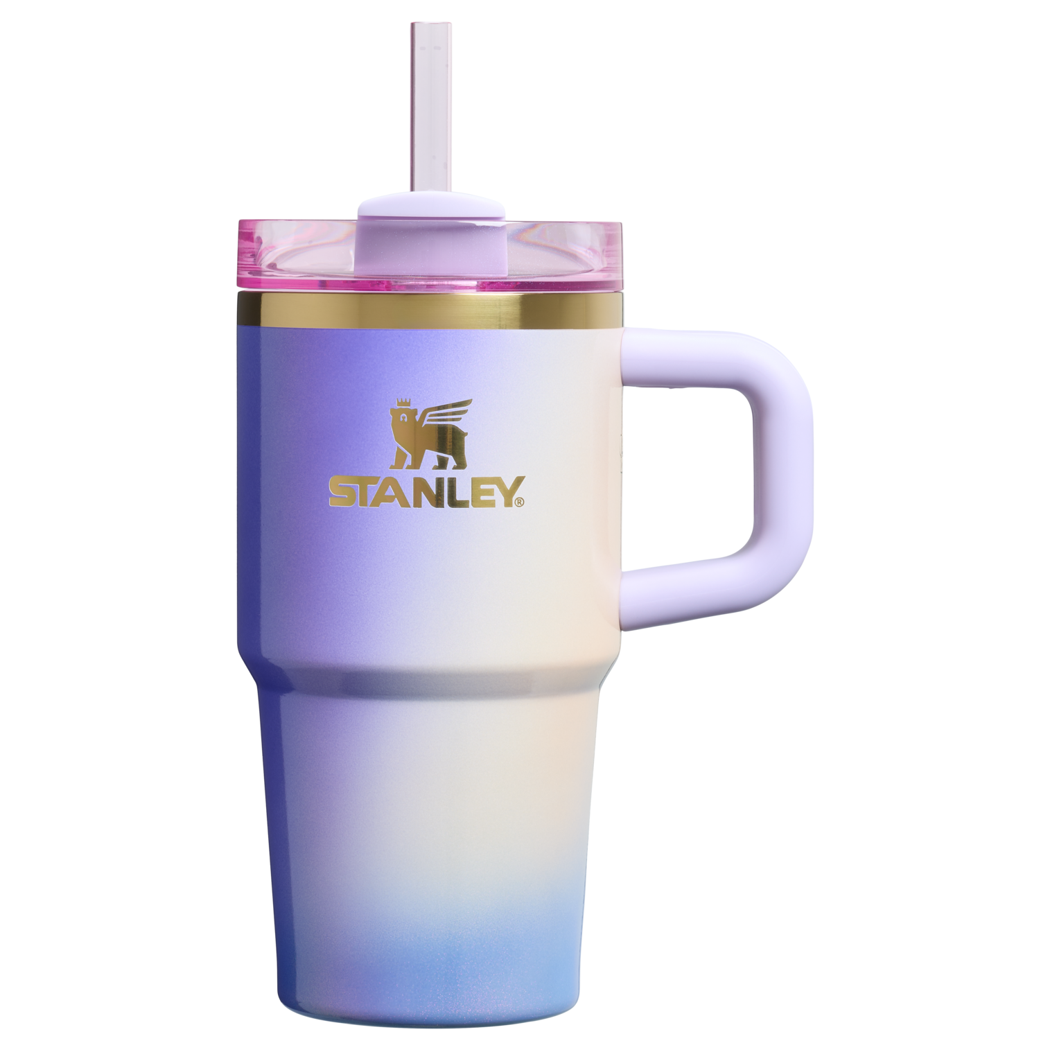 Splash-Resistant FlowState The Wicked for Good Quencher H2.0 Flowstate Tumbler D247R - Double-Wall Vacuum Insulated Travel Tumbler with Straw - Glinda For Good
