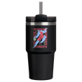 Splash-Resistant FlowState The Quencher H2.0 Flowstate Tumbler D341T - 40oz Large Capacity Car-Cup Friendly Quencher - Tournament Black