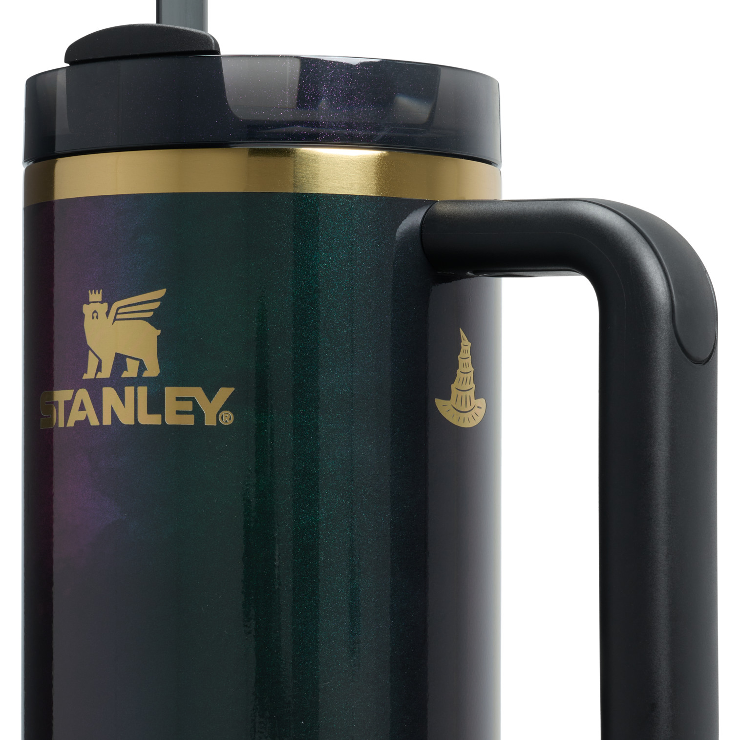Car-Cup Friendly The Wicked for Good Quencher H2.0 Flowstate Tumbler D246P - Double-Wall Vacuum Insulated Travel Tumbler with Straw Detail