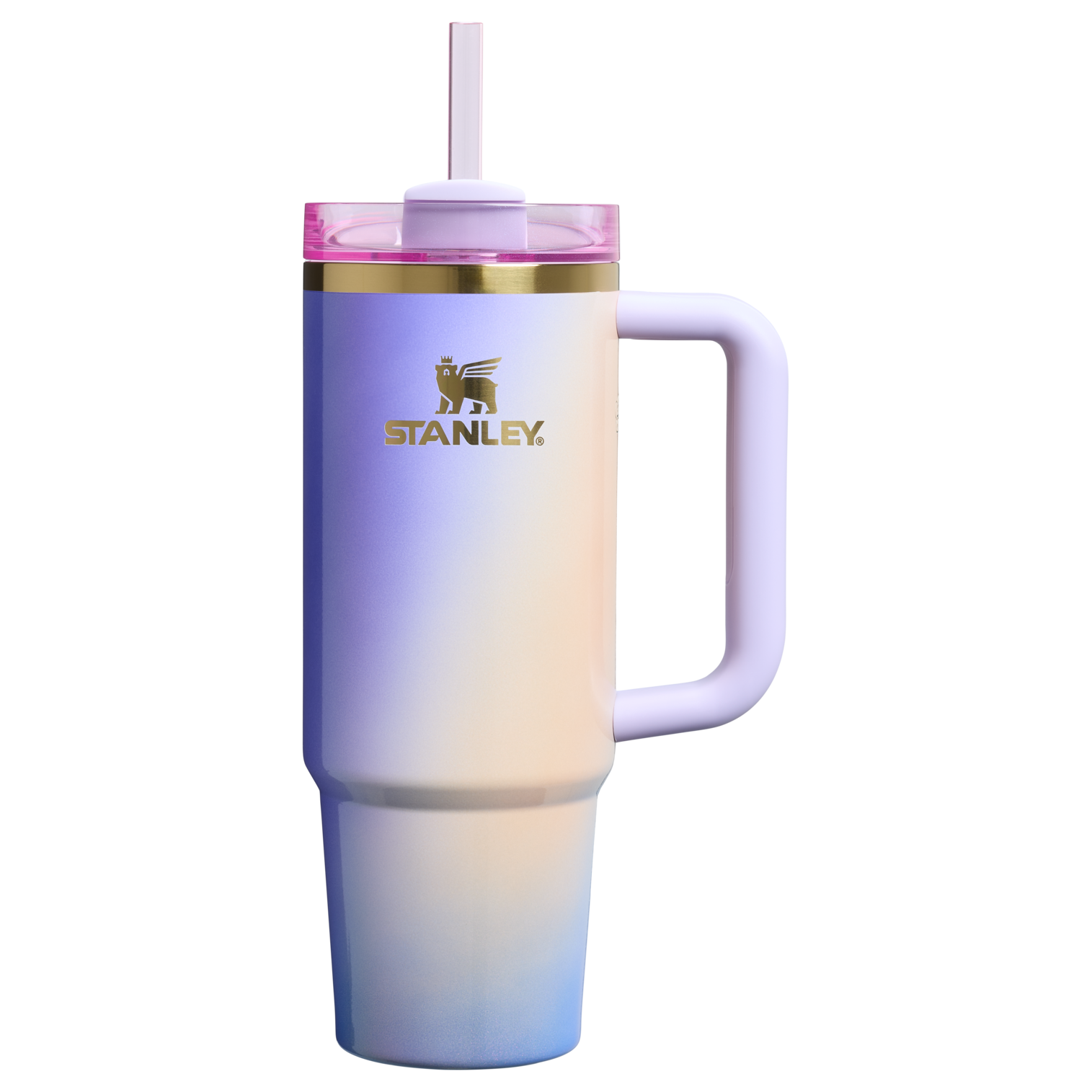 Car-Cup Friendly The Wicked for Good Quencher H2.0 Flowstate Tumbler D246P - Double-Wall Vacuum Insulated Travel Tumbler with Straw - Glinda For Good