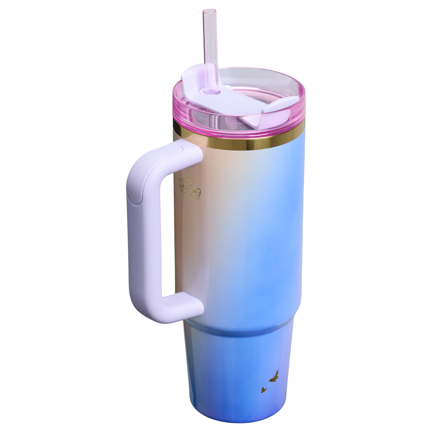 Car-Cup Friendly The Wicked for Good Quencher H2.0 Flowstate Tumbler D246P - Double-Wall Vacuum Insulated Travel Tumbler with Straw Detail