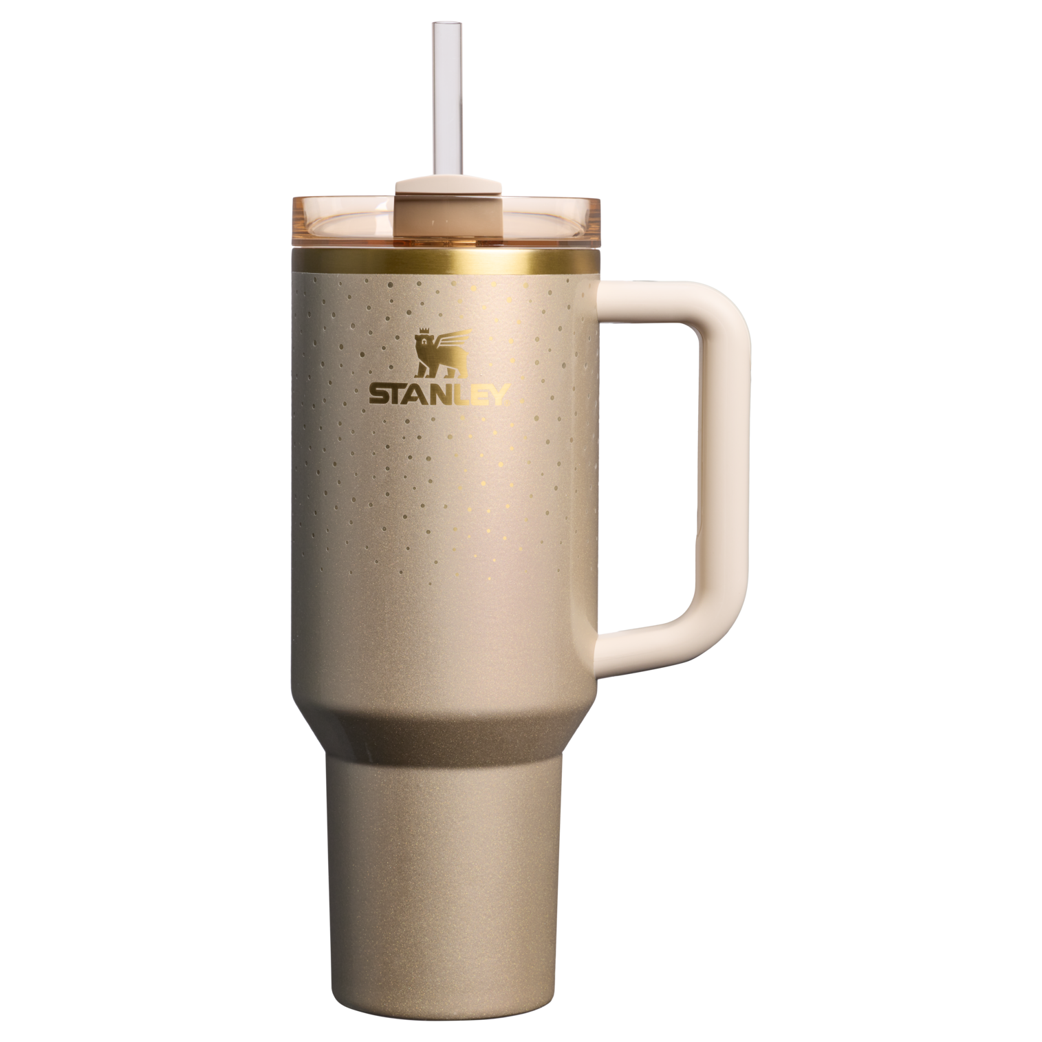 Double-Wall Vacuum The Cheers & Cheer Quencher H2.0 Flowstate Tumbler D188Q - Double-Wall Vacuum Insulated Travel Tumbler with Straw - Prosecco Shimmer