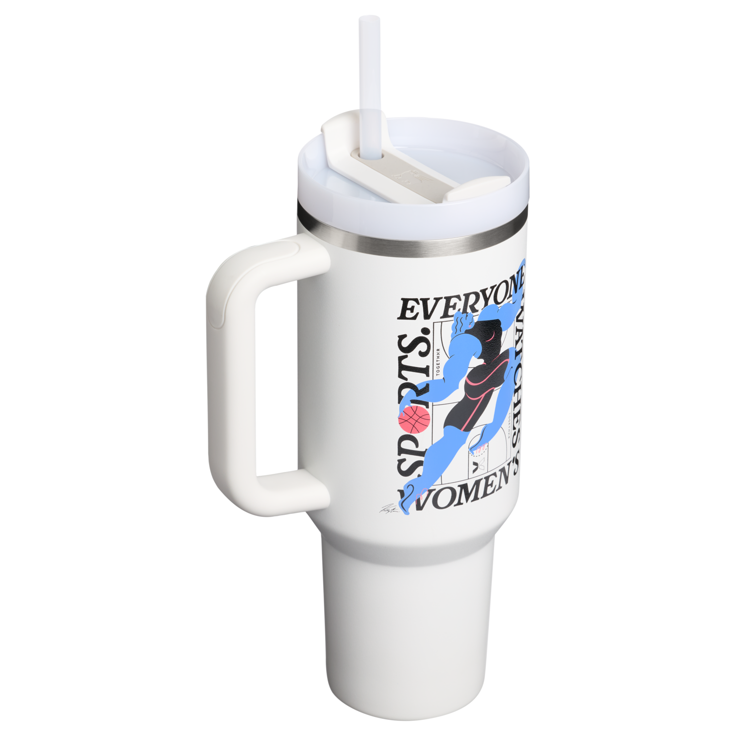 Insulated Travel The Quencher H2.0 Flowstate Tumbler D340Y - Double-Wall Vacuum Insulated Travel Tumbler with Straw Detail