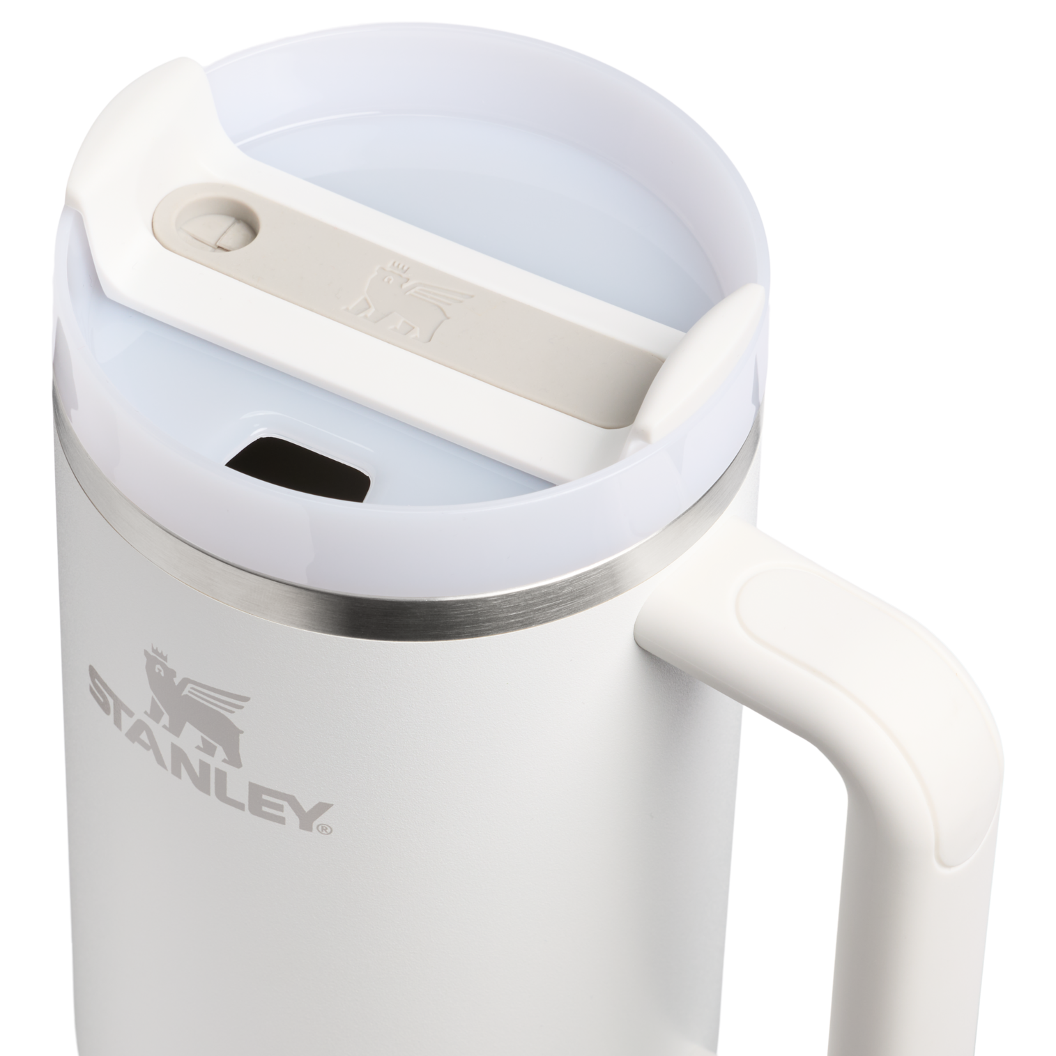 Insulated Travel The Quencher H2.0 Flowstate Tumbler D340Y - Double-Wall Vacuum Insulated Travel Tumbler with Straw Detail