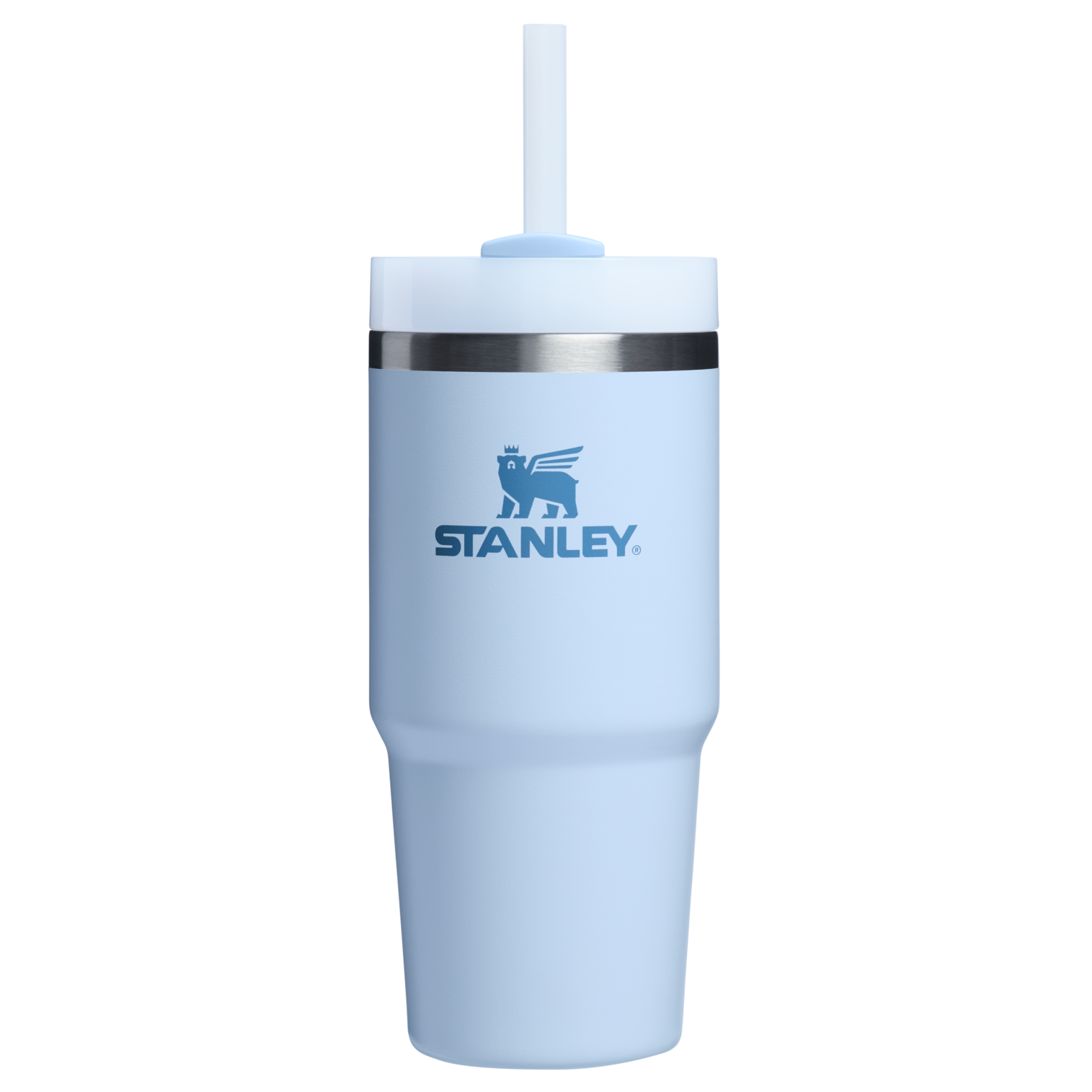 Large Capacity The Quencher H2.0 Flowstate Tumbler  | Stanley Create D329E - 40oz Large Capacity Car-Cup Friendly Quencher - Glacier