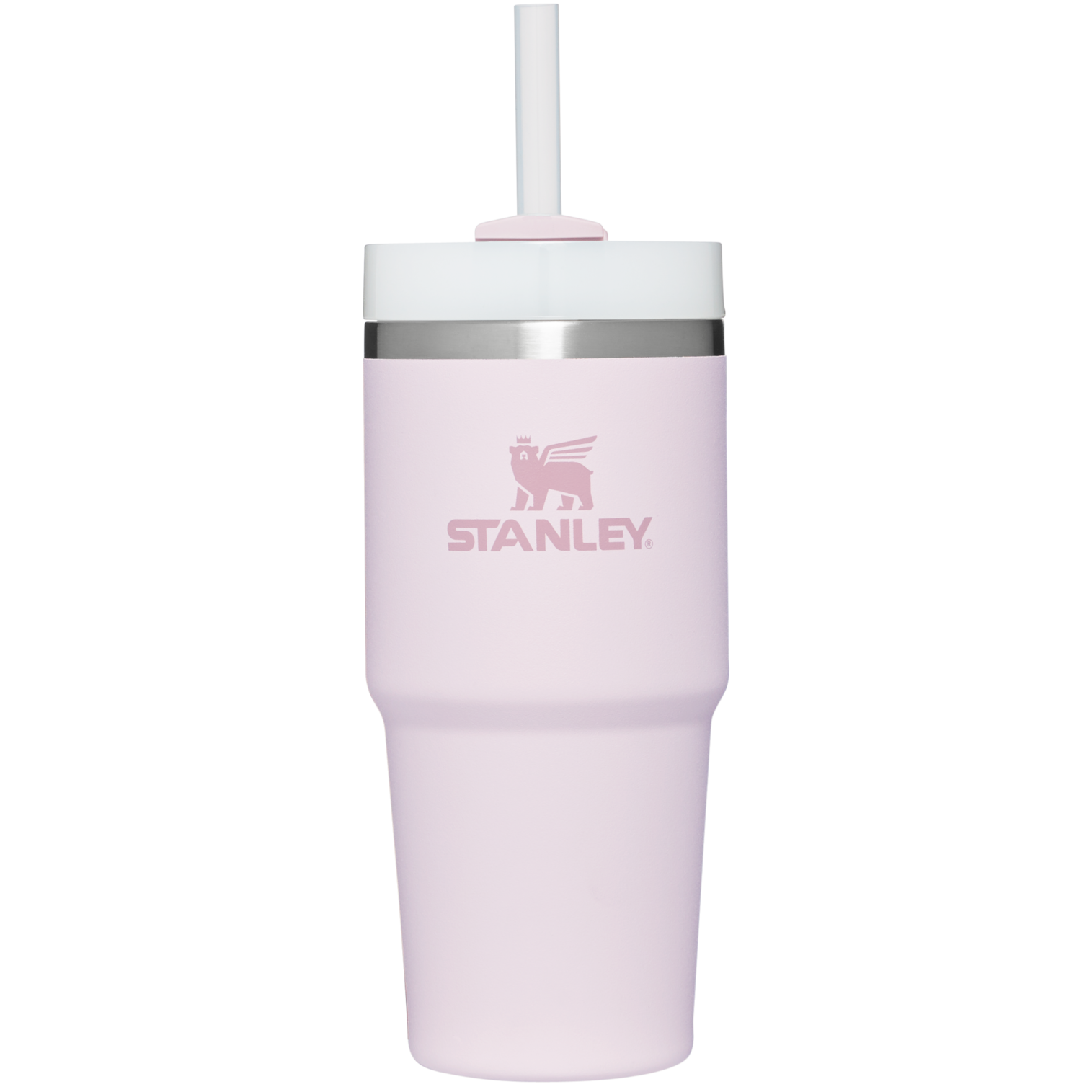 Large Capacity The Quencher H2.0 Flowstate Tumbler D214X - Premium Stainless Steel Straw Cup for All-Day Hydration - Rose Quartz 2.0