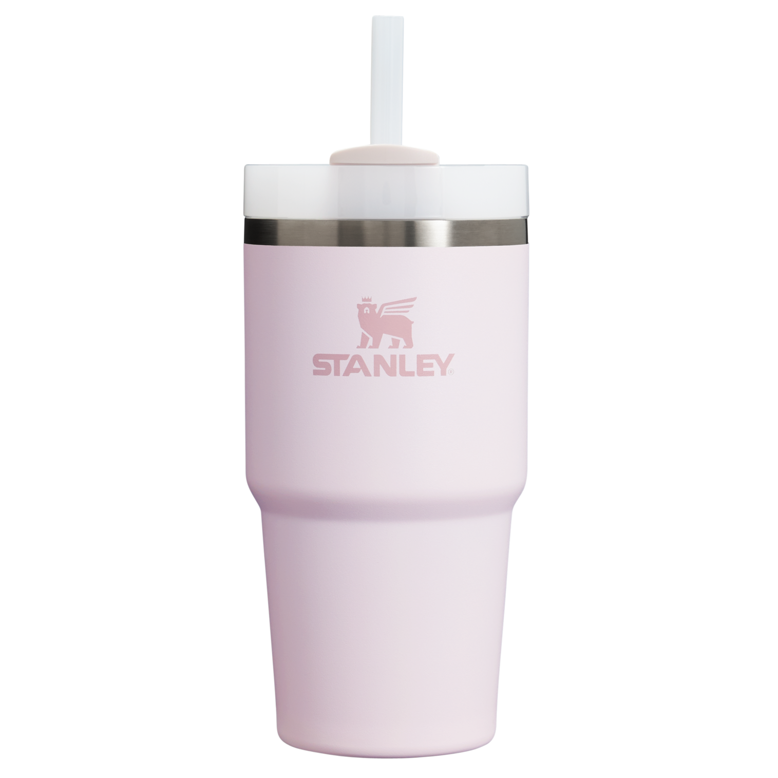 Splash-Resistant FlowState The Quencher H2.0 Flowstate Tumbler D030T - FlowState 3-Position Lid Insulated Travel Mug - Rose Quartz 2.0