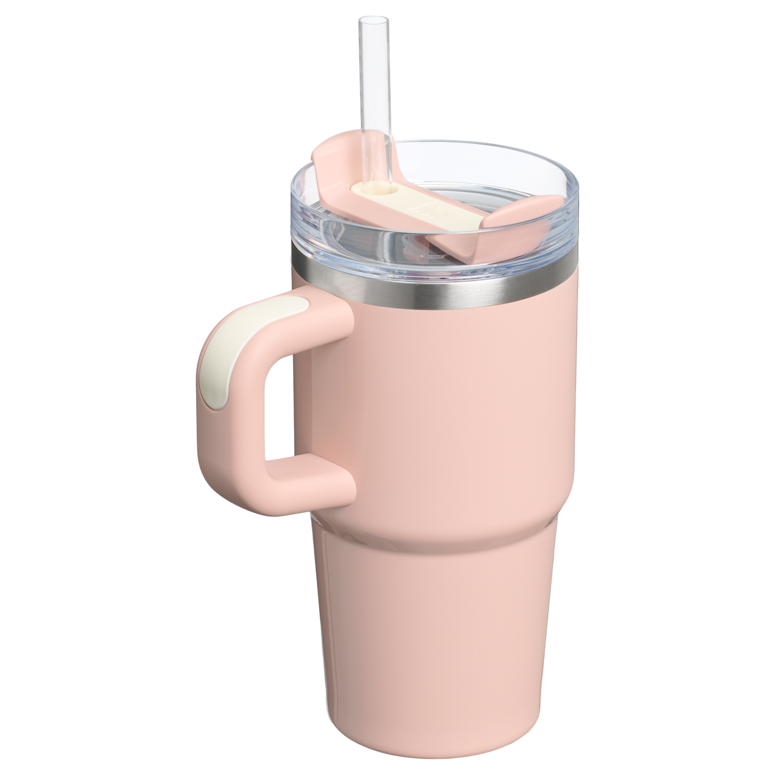 Car-Cup Friendly The Quencher H2.O Flowstate Tumbler with Handle | Stanley Create D309N - Premium Stainless Steel Straw Cup for All-Day Hydration Detail