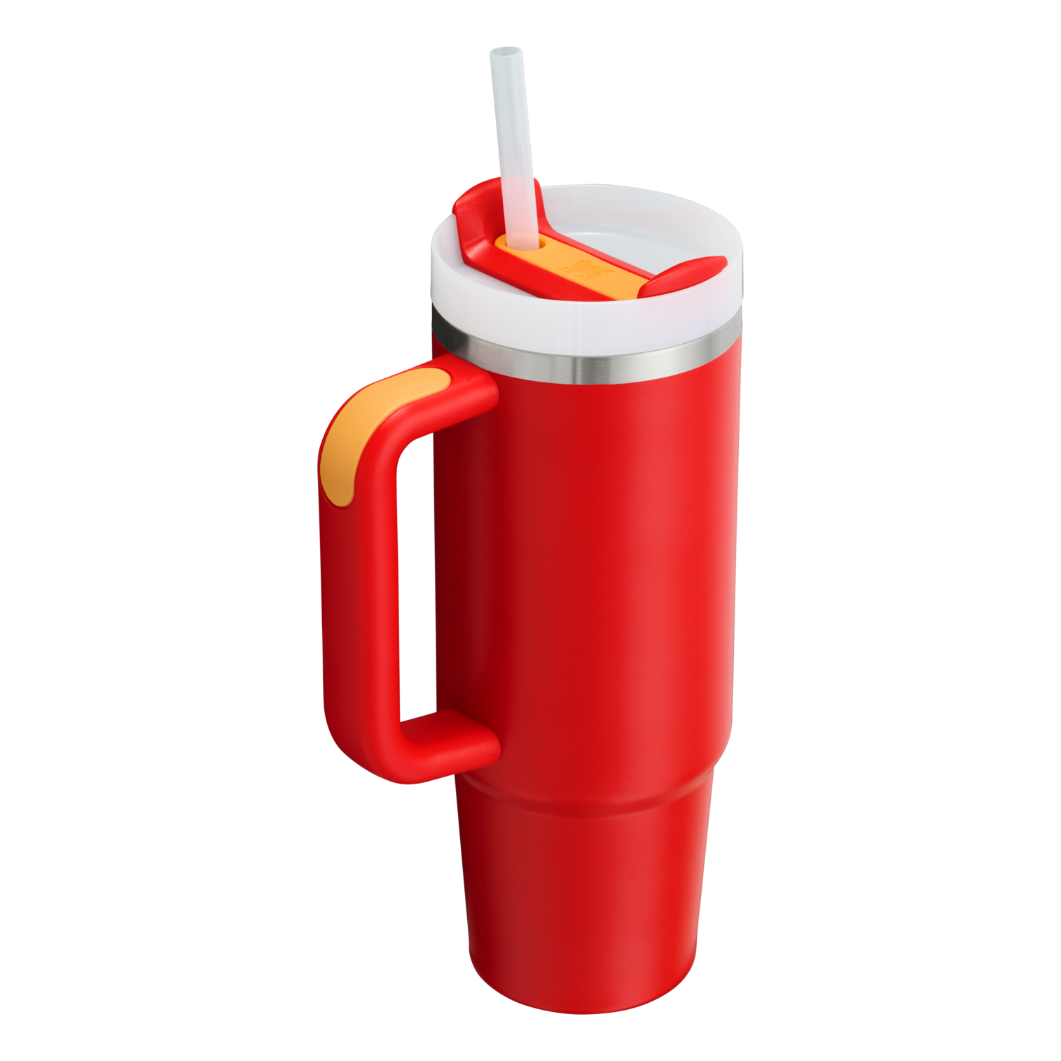 Large Capacity The Quencher H2.0 Flowstate Tumbler | Stanley Create D331C - Double-Wall Vacuum Insulated Travel Tumbler with Straw Detail