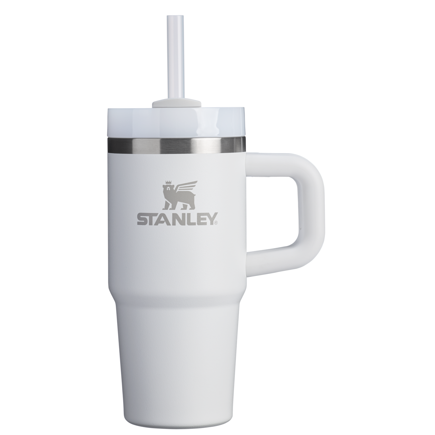 Large Capacity The Quencher H2.O Flowstate Tumbler | Stanley Create D291F - FlowState 3-Position Lid Insulated Travel Mug - Frost