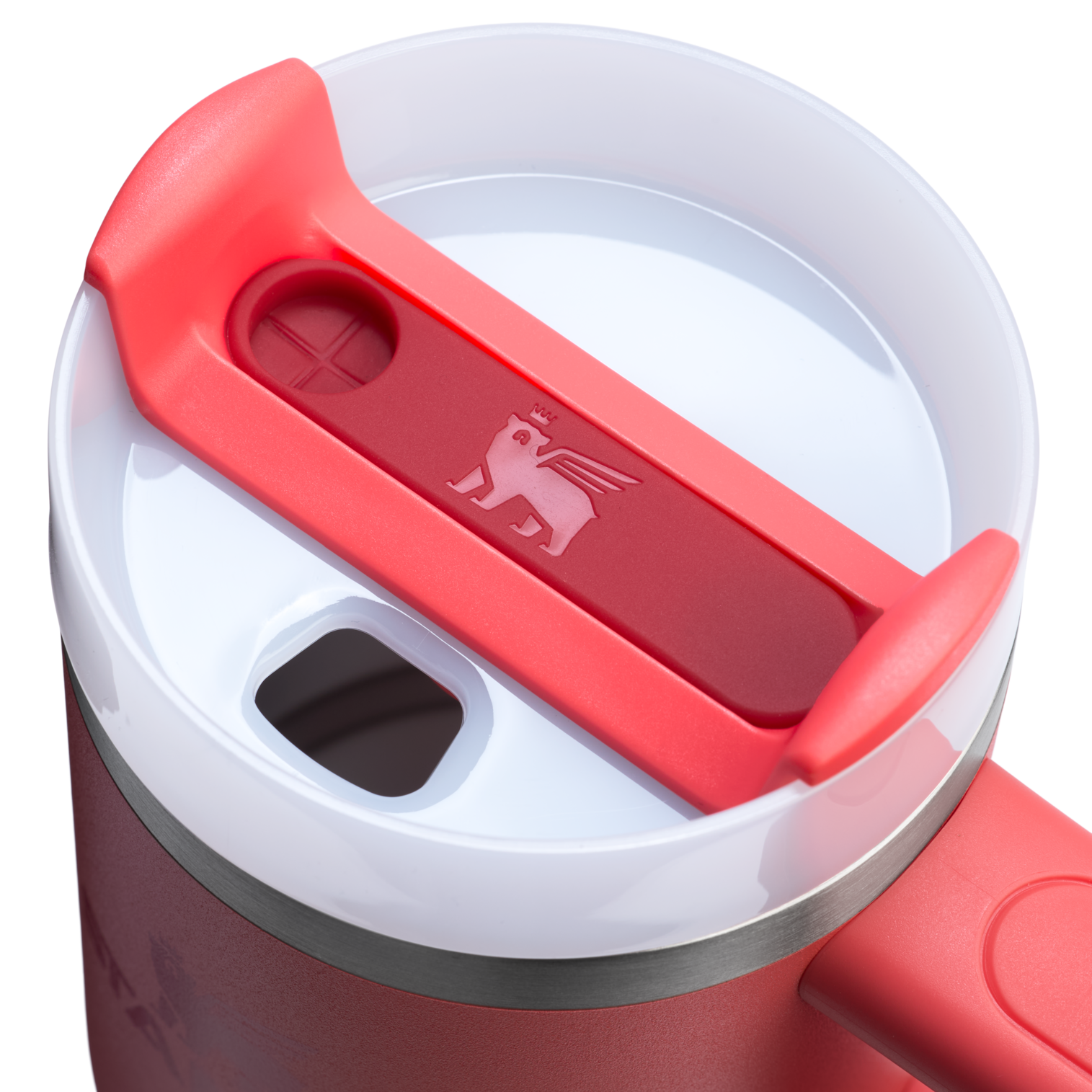 Large Capacity The Quencher H2.O Flowstate Tumbler | Stanley Create D291F - FlowState 3-Position Lid Insulated Travel Mug Detail