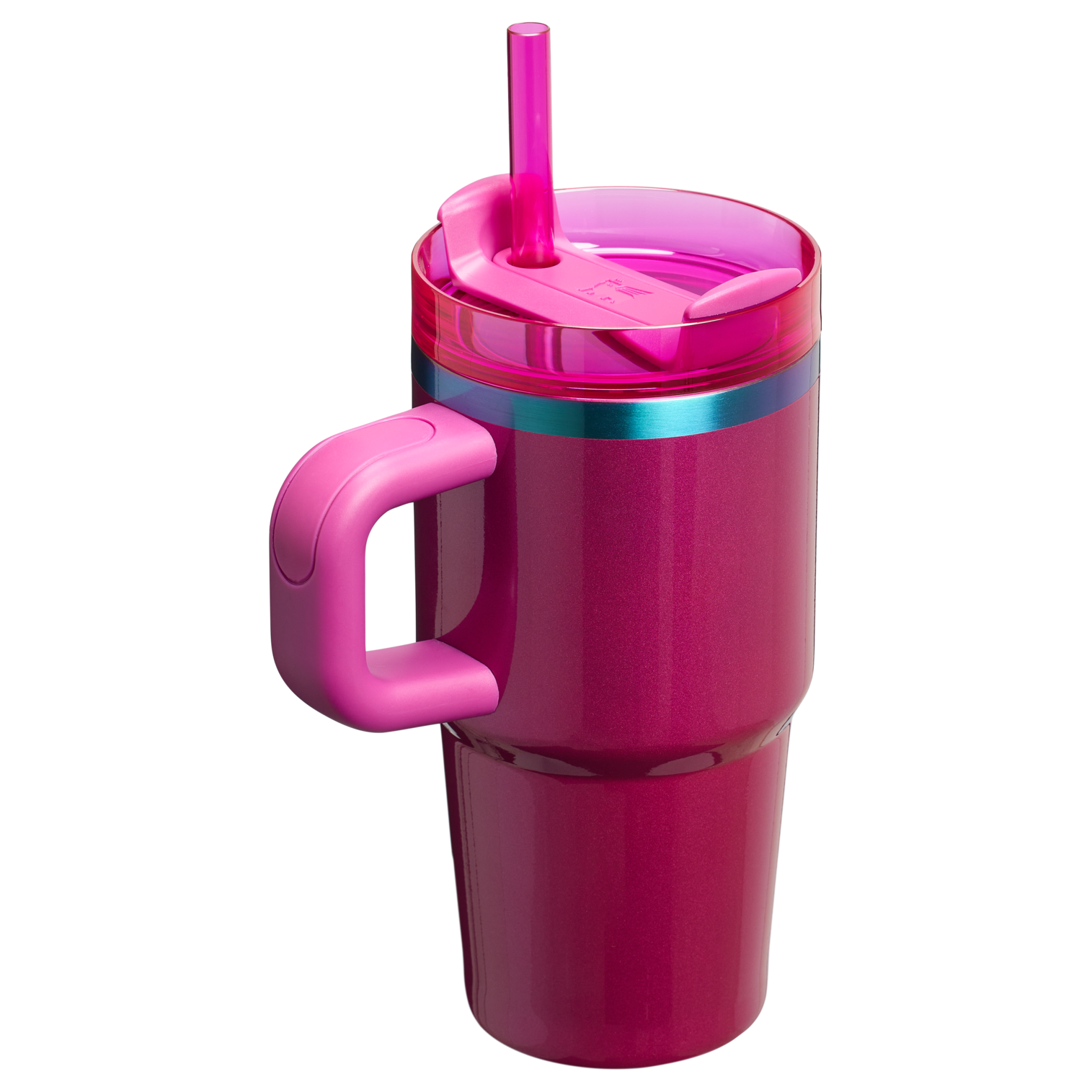 Splash-Resistant FlowState The Quencher H2.O Flowstate Tumbler D251V - Double-Wall Vacuum Insulated Travel Tumbler with Straw Detail