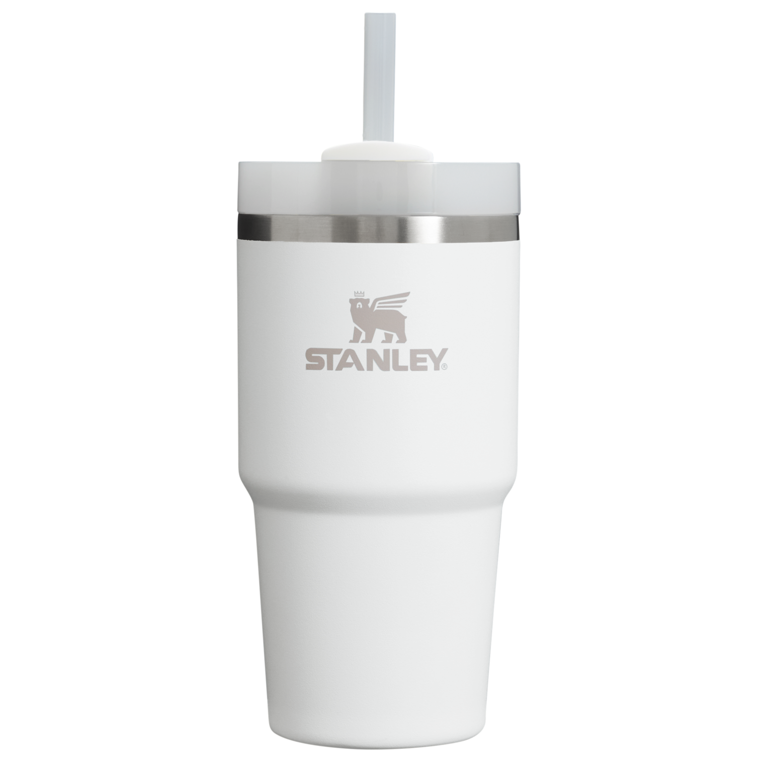 Splash-Resistant FlowState The Quencher H2.0 Flowstate Tumbler D030T - FlowState 3-Position Lid Insulated Travel Mug - Frost